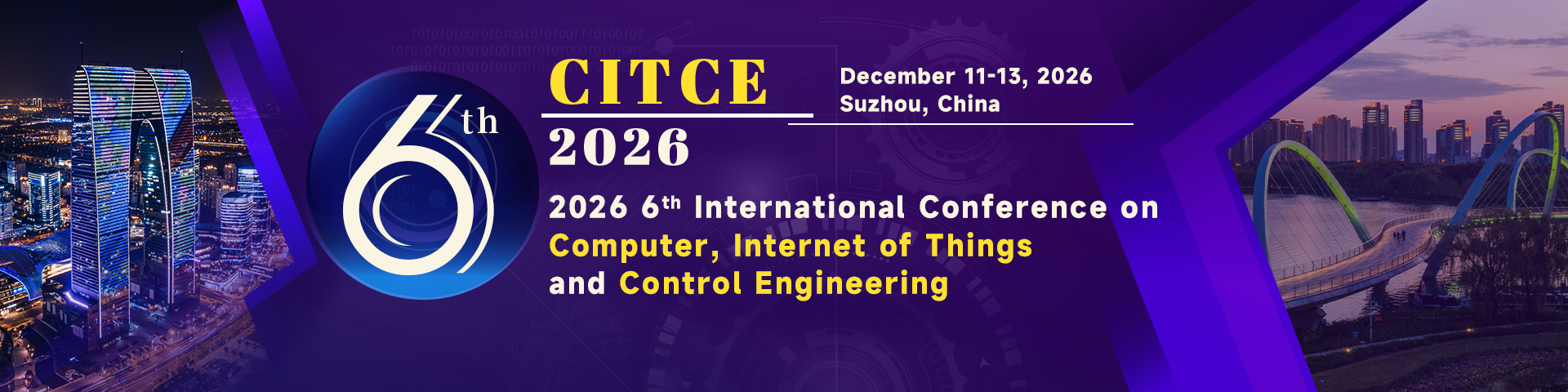 The 6th International Conference on Computer, Internet of Things and Control Engineering